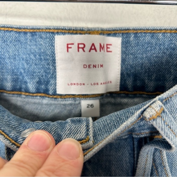 FRAME Le Sylvie Slender Straight Gramercy Jeans - Picture 4 of 7